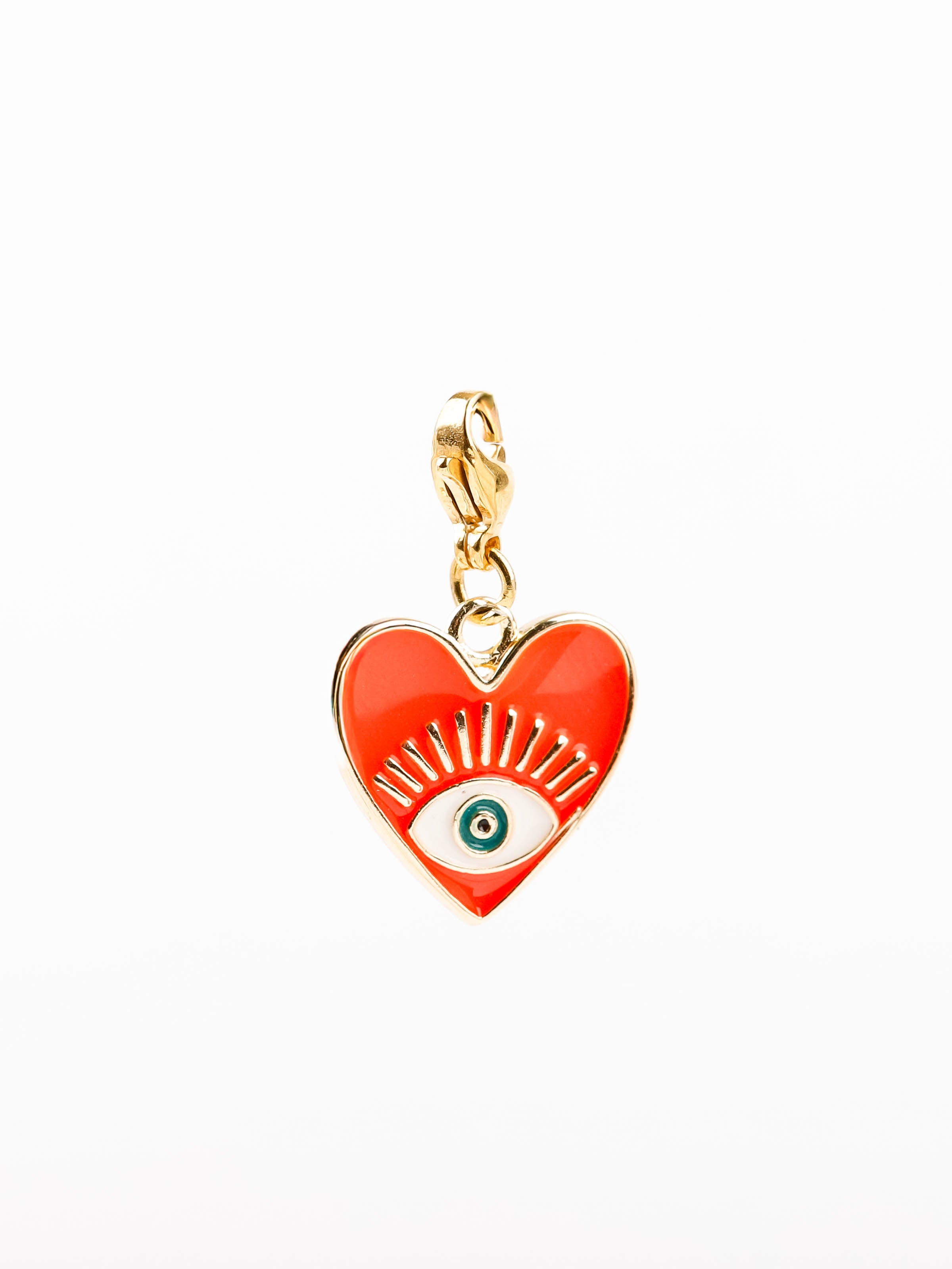 charm's cœur en acier inoxydable pour femme 