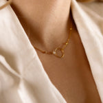 collier en acier inoxydable pour femme 