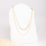 collier en acier inoxydable pour femme 