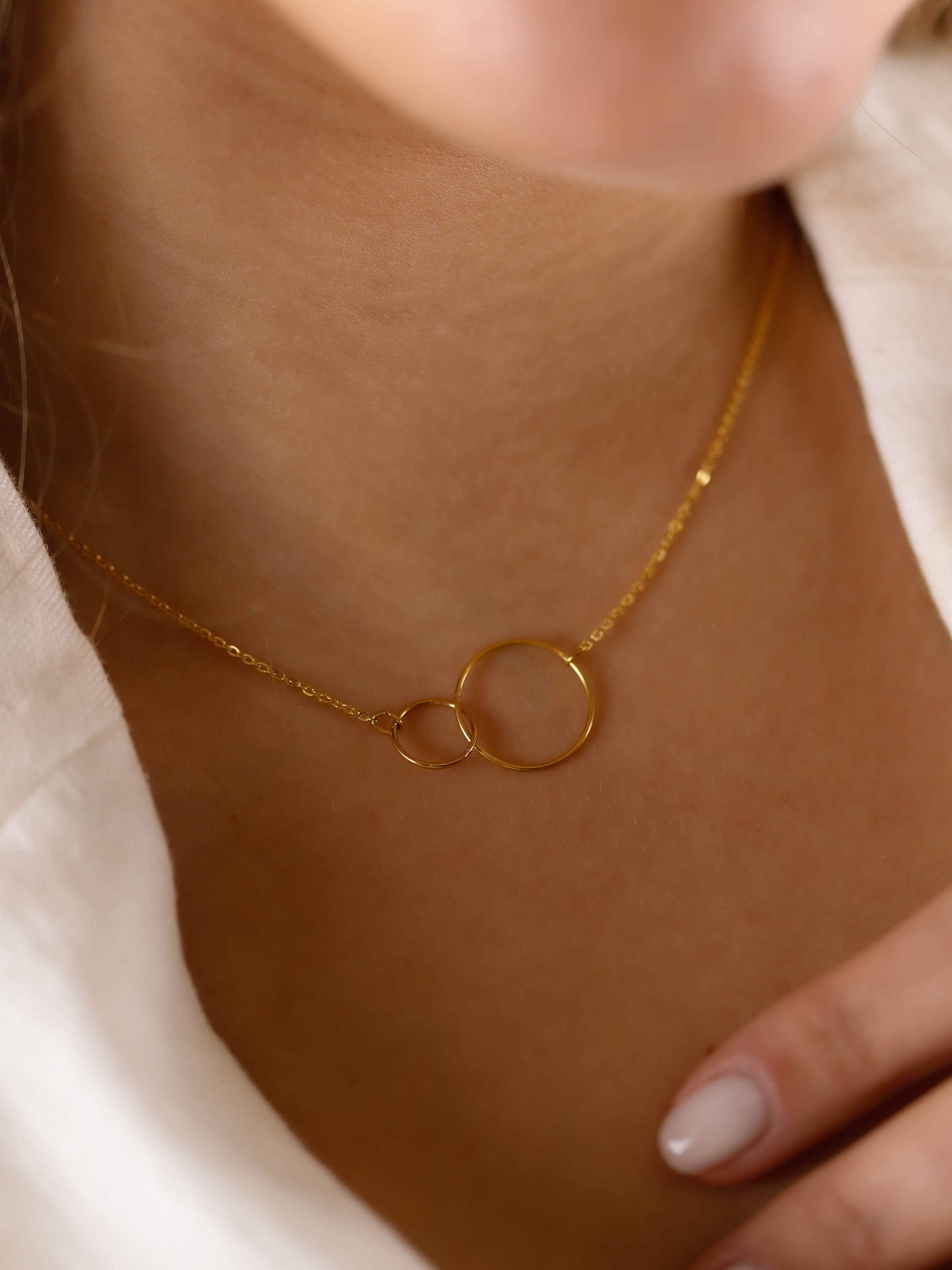 collier en acier inoxydable pour femme