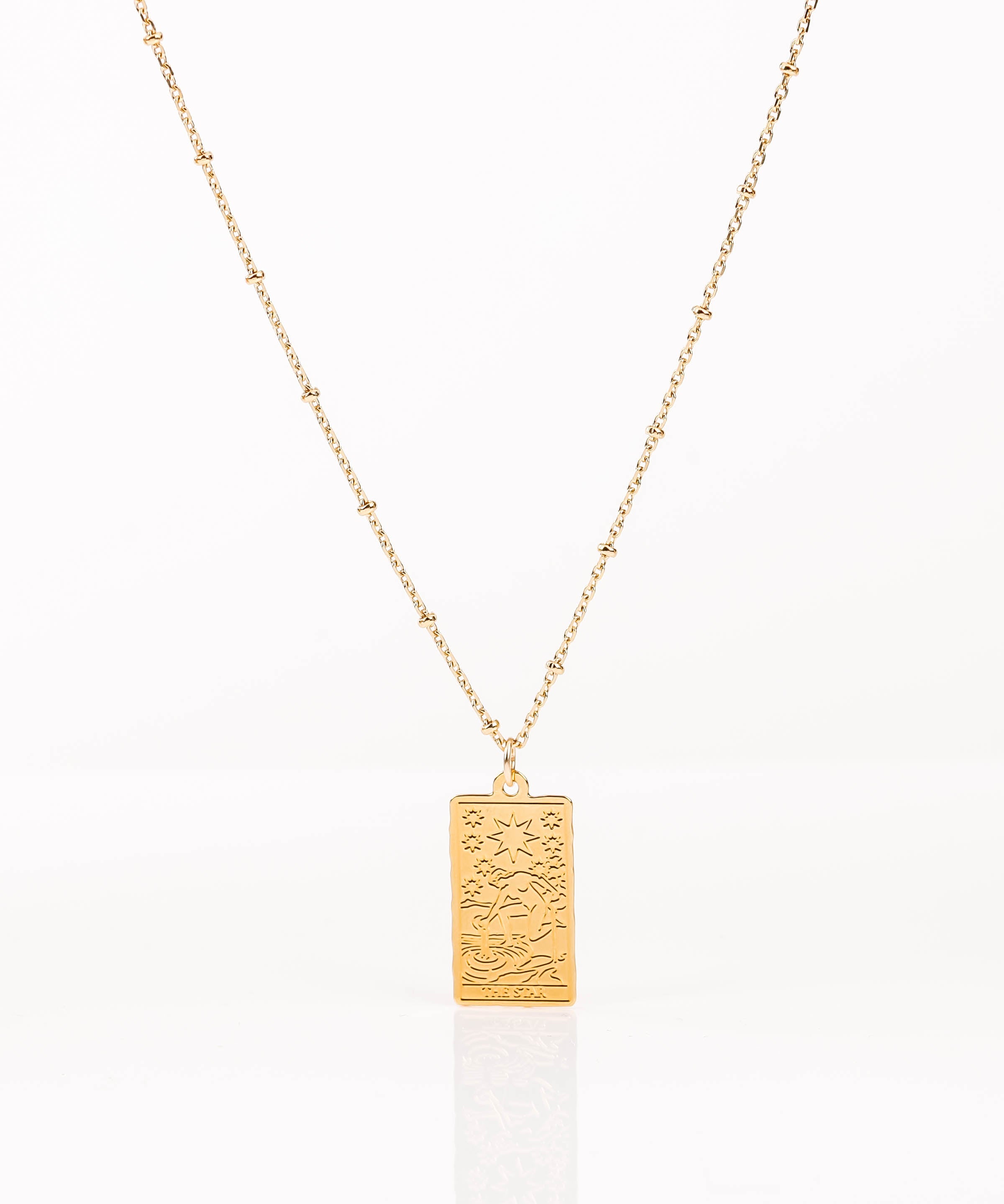 collier en acier inoxydable pour femme 