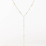 collier sautoir en acier inoxydable pour femme 