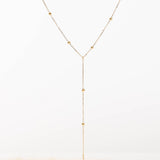 collier sautoir en acier inoxydable pour femme 