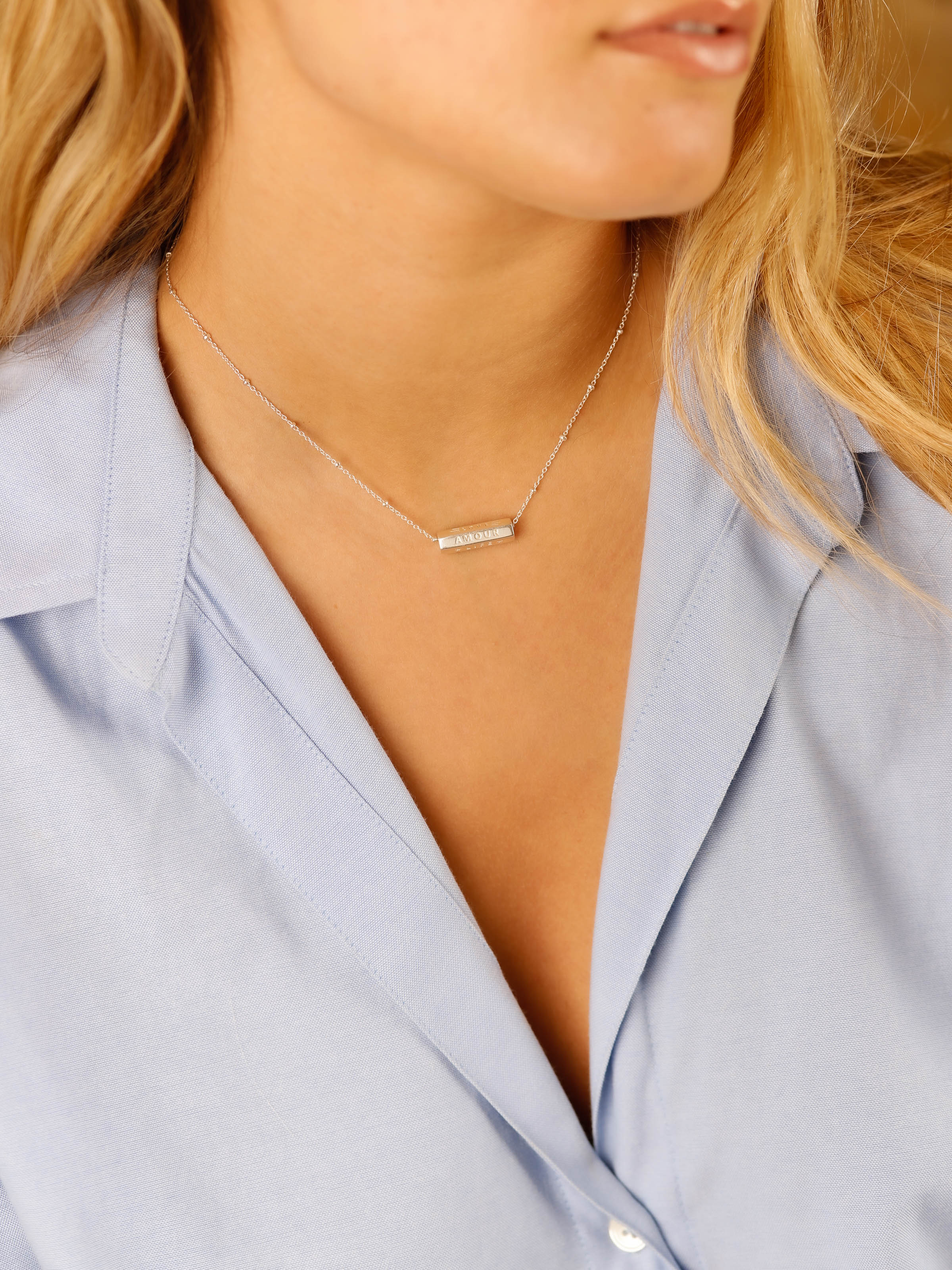 collier en argent 925 pour femme 