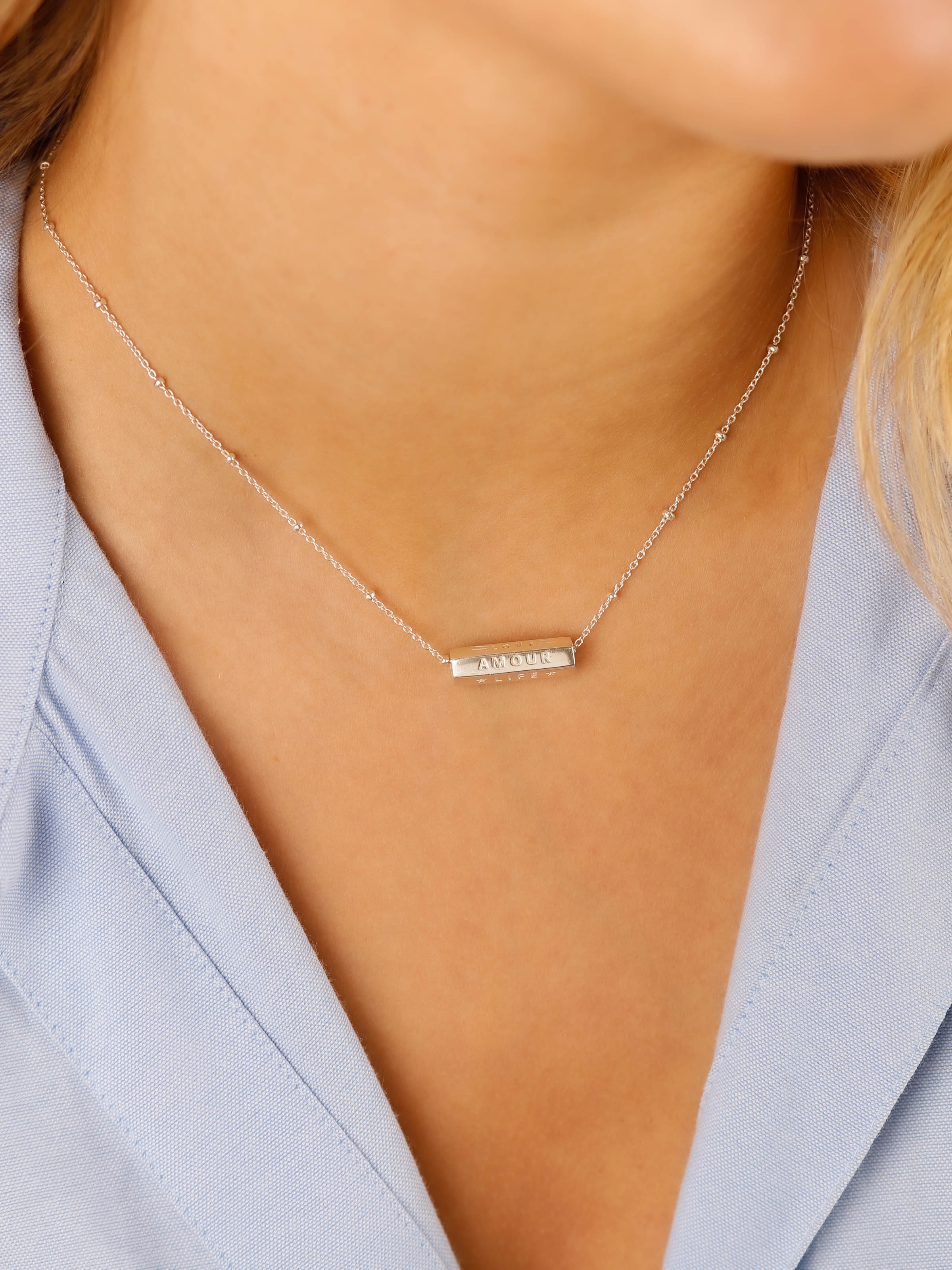 collier en argent 925 pour femme 