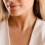 collier en argent 925 et résine pour femme 