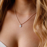 Collier - Chaîne diamantée - Etoile émaillée - Argent - NINA