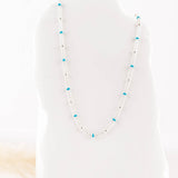 collier en argent 925 coloré pour femme 