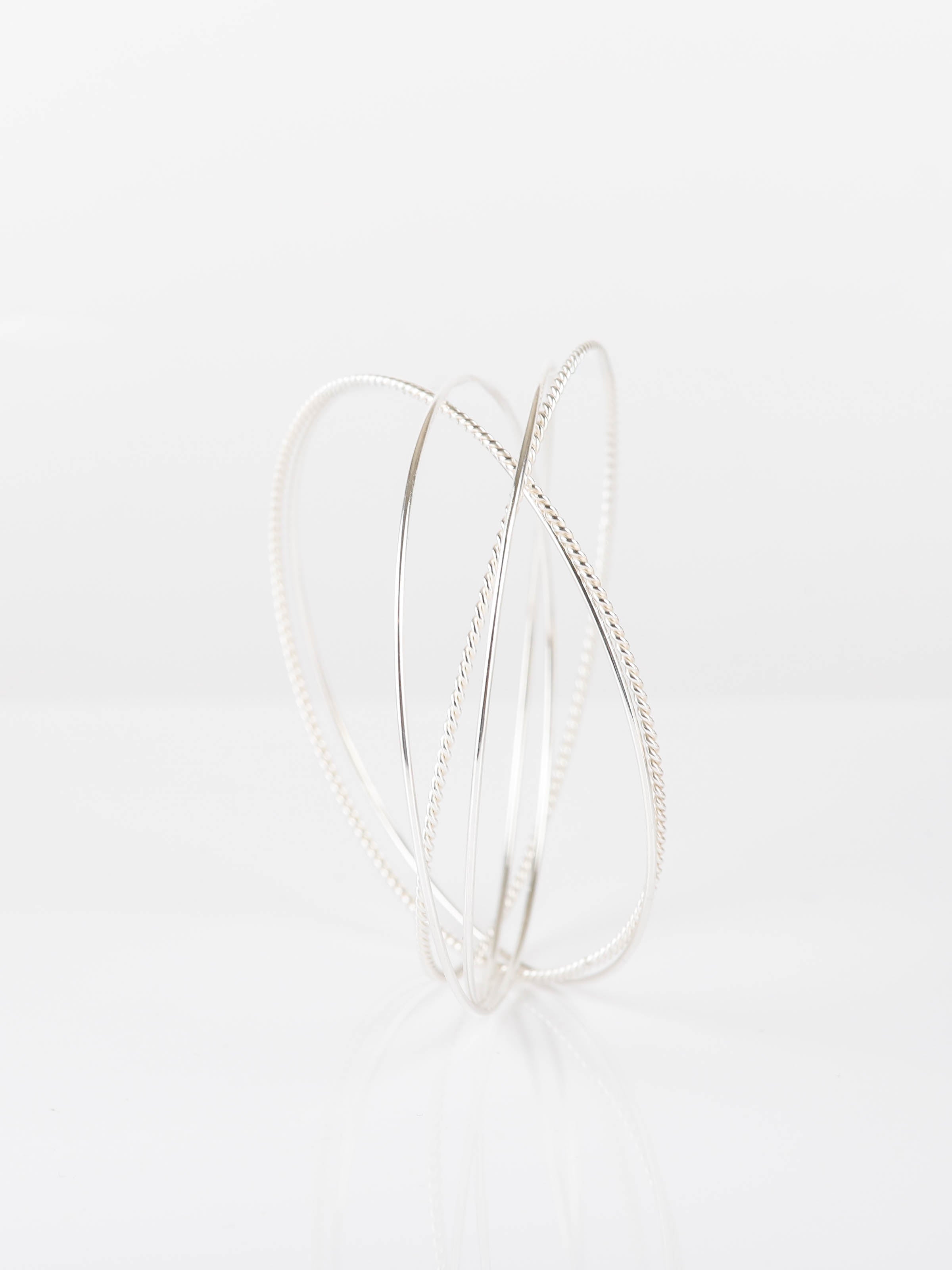 bracelet jonc en argent 925 pour femme 