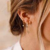 Mono - Boucles d'oreilles - Pierre de lune - MAORA